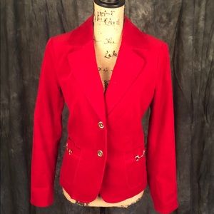 Beautiful Red corduroy blazer